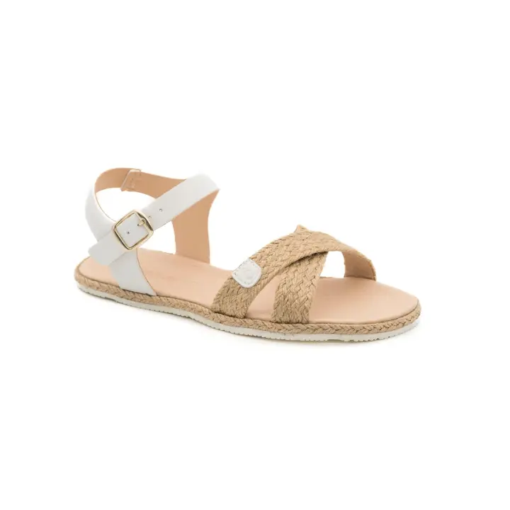 Sandalias Yute Natural/Blanco de Coqueflex - 1