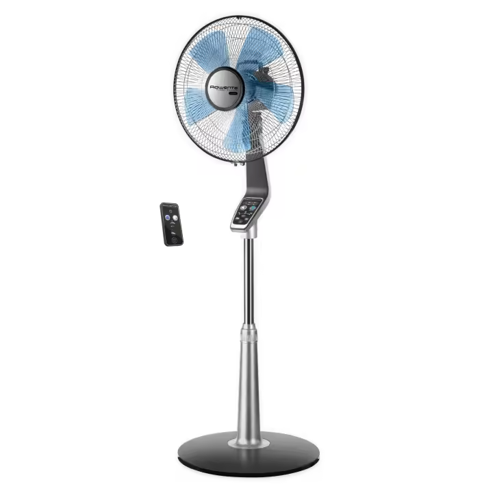 Rowenta ventilador de pieTurbo Silence Extreme, modo ultrasilencioso, función turbo, modo decrescendo, temporizador hasta 8 hs, altura ajustable y oscilación automática, VU5670F2 - 1