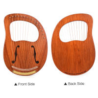 Harpa De Madera Con 16 Cuerdas WH-16 Acero Musical Instrumento De Cuerda Sólido Con Bolsa De Transporte Llave De Ajuste Y Cables De Repuesto - details 9