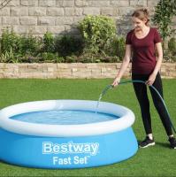 LILI HOME Piscina Autoportante Ø457 x 84 cm Y más medidas para elegir. es la opción perfecta para refrescarte y relajarte en los días calurosos, con el beneficio adicional de una depuradora integrada para mantener el agua limpia y cristalina. - details 1