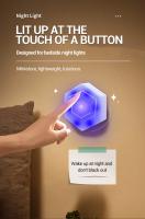 6pcs Luz De Pared LED Hexagonal De Control Táctil Luz De Noche Sensible Al Toque Luz De Celdas De Miel Luces Nocturnas - details 1