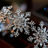 Diadema De Cristal Corona Para Mujer Adorno De Cabello Con Rhinestones Para Bodas Y Bailes De Promoción Joyería Accesorios De Cabeza Regalo - details 4