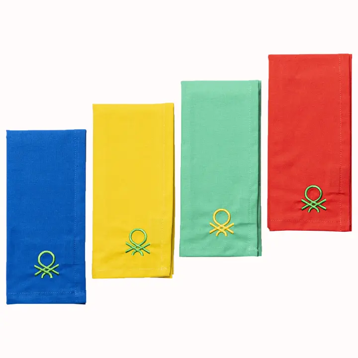 Set de 4 manteles Rainbow 45x30 cm CASA BENETTON - 1