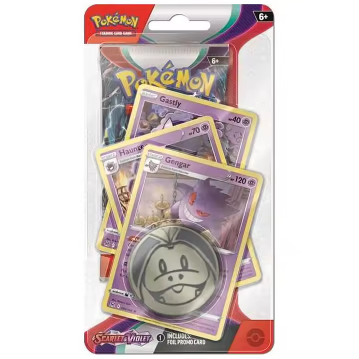Blister con 1 sobre de cartas Pokémon Scarlet & Violet - Gengar (inglés)  Pokemon MERCHAN-STORE - 1