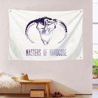 Bandera De Decoración Para Habitaciones Y Exterior Estilo Masters of Hardcores Con Cuatro Agujeros Material Poliéster Y Bambú - details 9