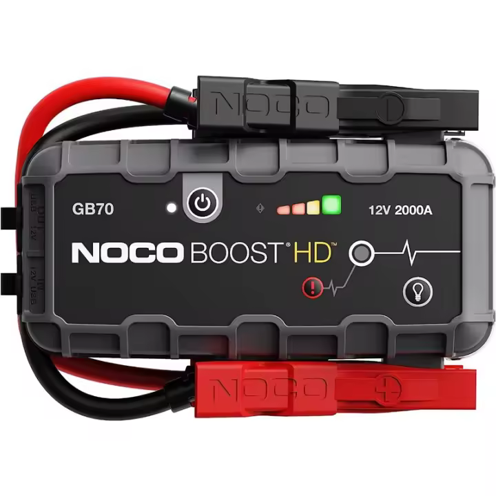 NOCO Dispositivo de arranque GB70 Boost 12V 2000A Jump Starter con batería incorporada 12V/USB - 1