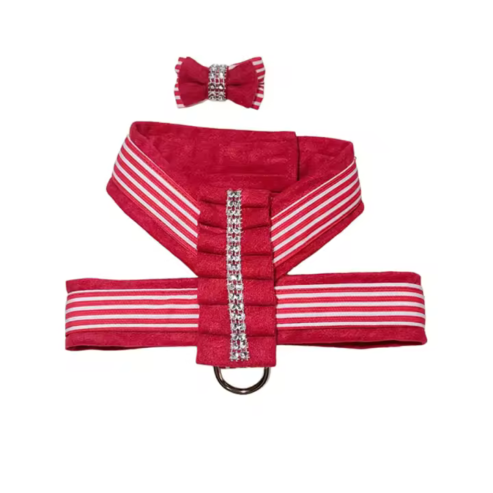 Passion Rouge Arnés Ajustable para Perro Pequeño - Confort Garantizado - Ligero y Sin Tirones - 1