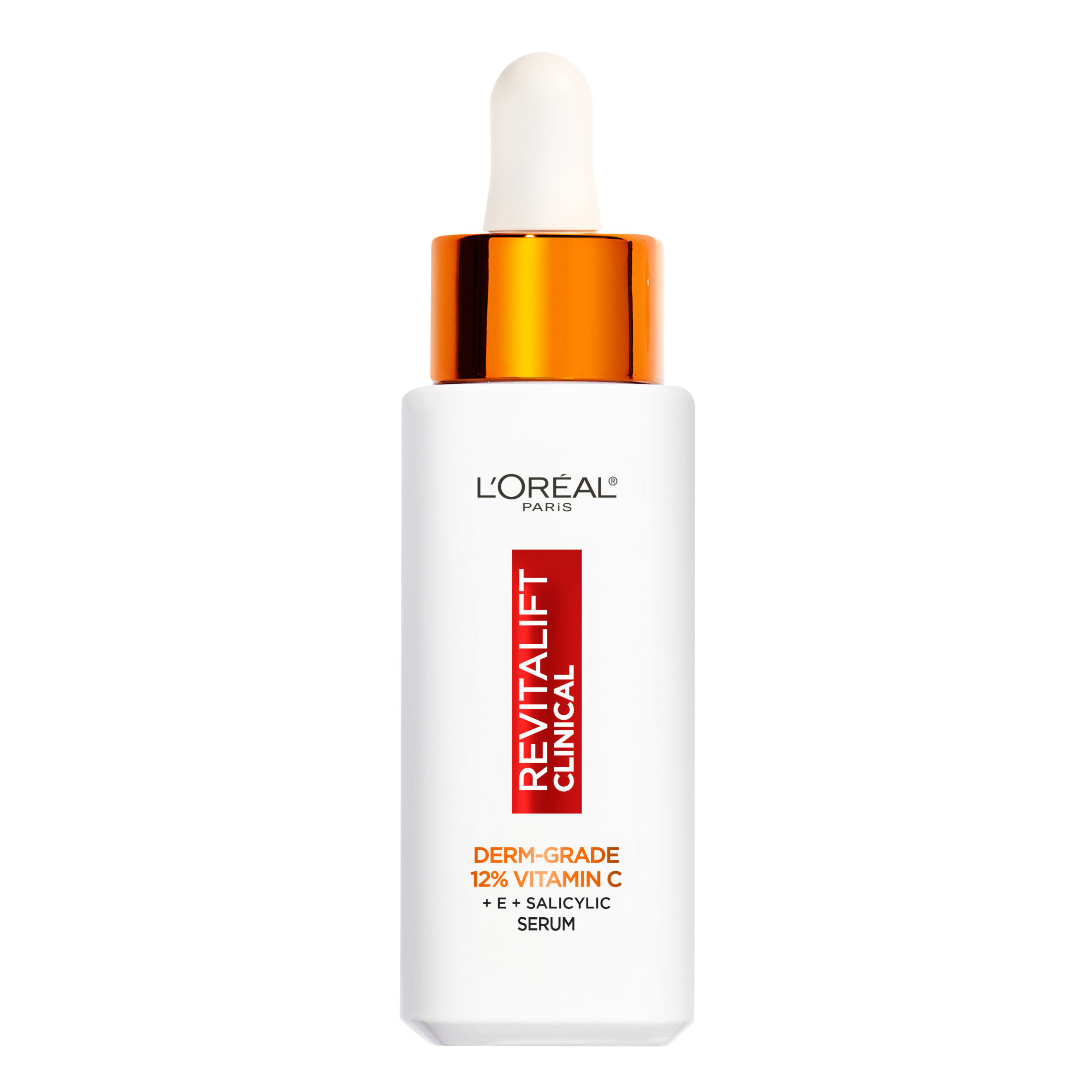 L'Oréal Paris | Revitalift Clinical Sérum [arrugas-tono-poros] con 12% de Vitamina C pura + vitamina E + ácido salicílico.