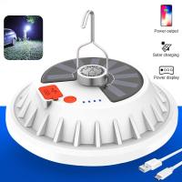 Linterna De Camping Potente Recargable 6000mAh Con LED Luz De Tenda Portátil Con Batería Integrada Y Carga Solar - details 1