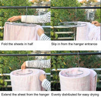 Soporte Giratorio Para Edredones Y Mantas En Acero Inoxidable Herramienta De Almacenamiento Espacioso Para El Hogar Colgador De Ropa Rotativo Para Ahorrar Espacio - details 7