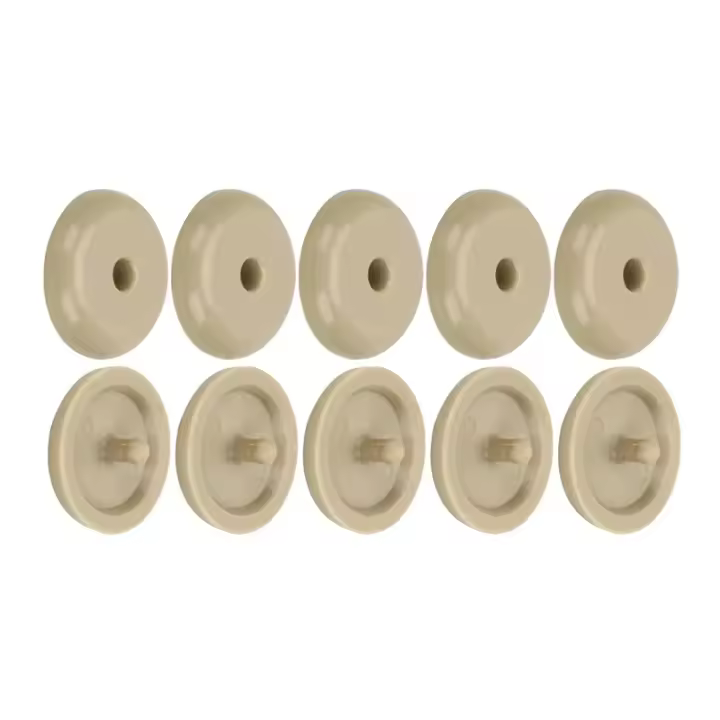 5/10pcs Botón De Detalle De Cinturón De Seguridad Para Coche Antideslizante Material POM Accesorios Para Asiento Del Coche - 1