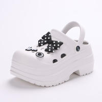 Sandalias Plataforma Gruesa Eva Para Mujer Verano Antideslizantes Zapatos De Jardín Clogs De Tapa Cerrada Para Playa Y Tierra - details 11
