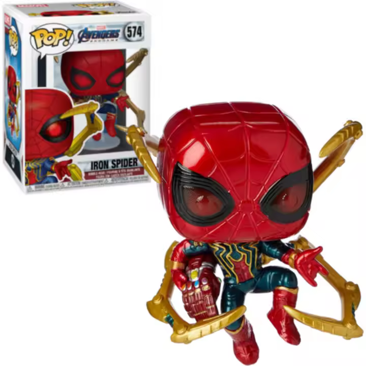 Funko - Funko Pop! Iron Spider 574 - Avengers - Funko Pop Coleccionable De Edición Limitada - Funko Pop Diseño Detallado Y Realista - Funko Pop Ideal Para Regalo - Funko Pop Gran Variedad De Personajes - 1