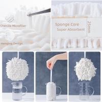 2PC Pelota De Toalla Para Secar Manos Con 2 Gancho Super Absorbente Microfibra Suave Para Baño Y Cocina Suministros De Salud - details 8