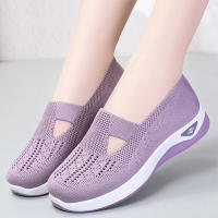 Zapatillas De Mujer Con Tacón Wedge Alta Calidad Zapatos Slip on Transpirables Mesh Corridas Deportivas Para Hombres Loafers Casual - details 5