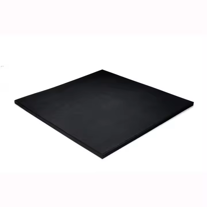 Loseta de Caucho para Suelo de Gimnasio. Negro. 1x1x10mm. Pack 30 - Protección Total Contra Caídas - 1