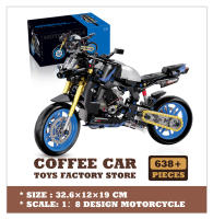 Nueva Moto De Carreras En Bloques 2024 Regalo De Navidad Para Niños Y Adultos Juguete De Construcción MOC Tech Bloques De Camino Para Motocicleta - details 7