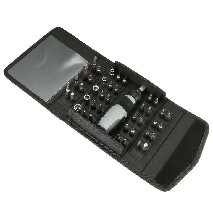 Juego De Destornilladores De Rosca Para Reparación De Computadoras Herramienta Magnética Multidireccional Para Coches Y Bicicletas Con Caja De Herramientas - 1