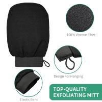 Manguito Exfoliante Profundo 1pc Fibra De Viscosa 100% Guante De Limpieza Para Piel Eliminación De Piel Muerta Y Suciedad - details 1