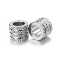 Lote De 20 Piezas De Cuentas De Espaciador De Acero Inoxidable Con Agujero Grande Para Hacer Pulseras Joyería DIY Accesorios Charms De 3.5/5/6mm - details 2