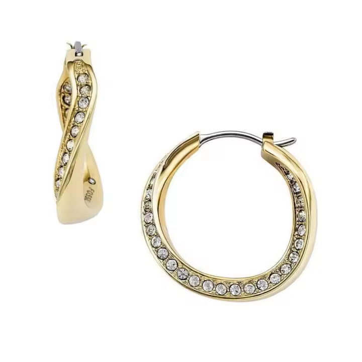 FOSSIL Pendientes Fossil JF01611710 de Acero Inoxidable y Cristales para Mujer - 1