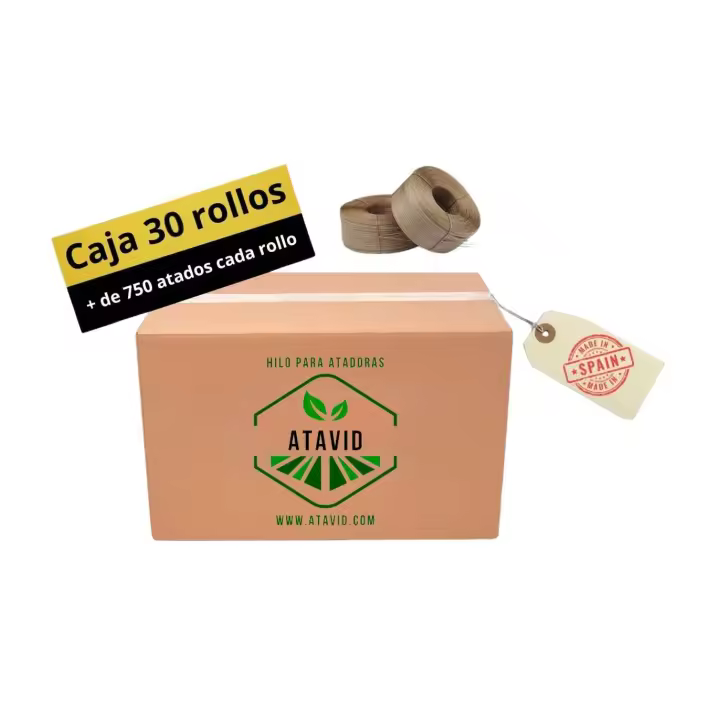 HILO DE ATAR - CAJA 30 BOBINAS DE 200 METROS HILO COMPATIBLE CON PELLENC Raíz Productos de Google Shopping HILO PARA ATADORAS Inicio ALAMBRE FORRADO - 1