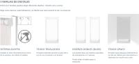 INTERBLIND  Estor Enrollable Noche y Día Doble Capa Ondulado  - Estor Instalación Versátil: Colgar, Atornillar, Pegar - details 0