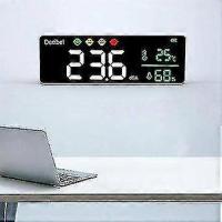 Para El medidor de sonido digital decibel dm1306d, clear ruid detector con temperatura y humedad Monitores - details 1