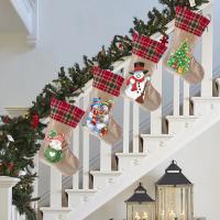 Calcetines De Navidad DIY Pintura De Diamantes Ornamento Colgante De Navidad Penguin Y Elk Decoraciones De Navidad 2023 Paquete De 1/2/3 - details 1