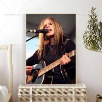 Póster Self-adhesivo De Cantante Pop Rock Avril Lavigne Moda Para Decoración De Pared De Café Barra Habitación Material Papel Impermeable Estilo Moderno - details 20
