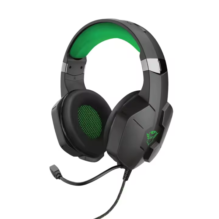 BG GAMING VICKER AURICULARES GAMING PC NEGRO/VERDE JACK 3.5MM - 1