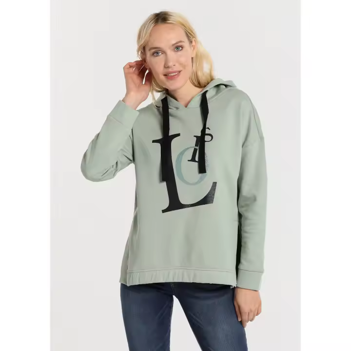 LOIS JEANS - Sudadera grafica con capucha y apertura lateral - 1