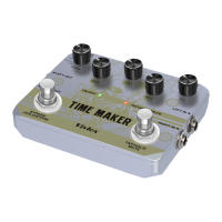 VIVLEX Ultimate Time Maker Pedal De Efectos Para Guitarra Y Bajo Con Función Tap Tempo Y 11 Tipos De Delays En Dual Foot Switch Multi-Box - details 2