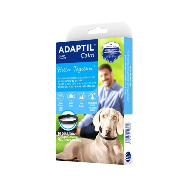 ADAPTIL - Calm On The Go Collar (Talla M/L) - Ayuda a tranquilizar a tu Perro de 15 a 50 kg - 1