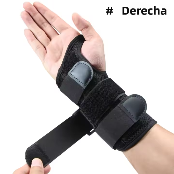 Mordaza De Muñeca Ajustable Para Tunnel Carpal Soporte Nocturno Con Splints Para Mano Derecha Soporte De Mano Para Artritis Y Tendinitis - 1