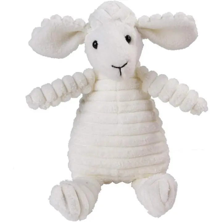 Juguete de Plush para perro con Sonido chirriante y relleno (Oveja) - 1