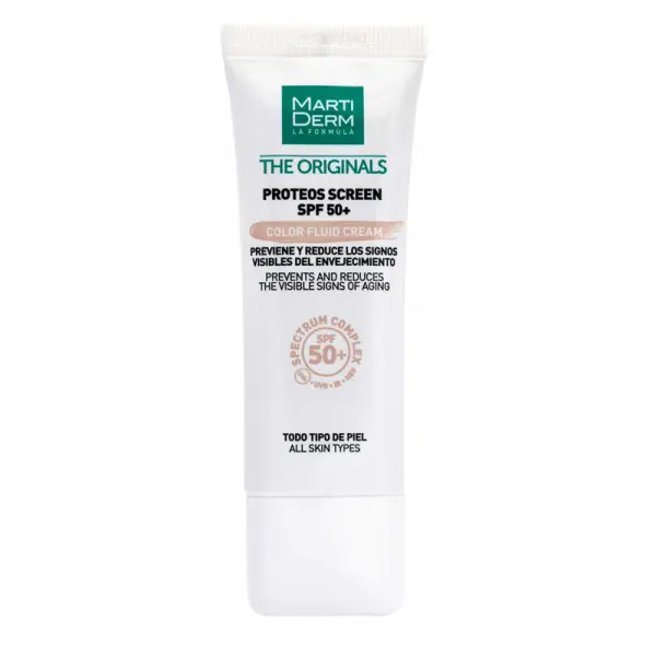 MARTIDERM - The Originals Proteos Screen SPF 50+ Color Fluid Cream - 1
