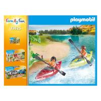 PLAYMOBIL (71425) camping con hoguera, acampada, piragüismo y fogata en la naturaleza, Family Fun - details 3