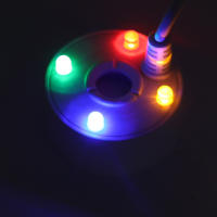 Fogón De Niebla Con Luz LED Colorida USB Atomizador De Fuente De Sonido Para Piscina Rocadura De Peces Grifo Mist Maker 5V - details 0