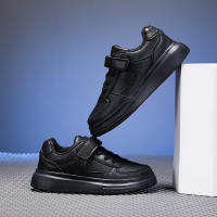 Zapatos Blancos Para Niños Cuero Impermeable Zapatillas Bajas Para Niños Y Niñas De Edad Media Y Grande Antideslizantes Transpirables Tallas Verdaderas - details 4