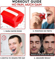 Nuevo Entrenador De Mandíbula Y Reductor De Barba Doble Equipo De Fitness Portátil Para Adelgazamiento Del Rostro Con Bolas De Entrenamiento Silicona Unisex - details 1