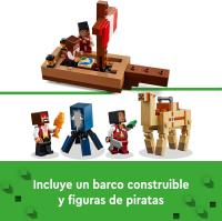 Pirata de Juguete con Figuras de Animales Pez, Calamar, Camello y Minifigura de Piratas + 8 Años Lego 21259 - details 1