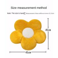 Cojín De Flor Para Sofá Ventana De Bay Window Y Suelo Del Dormitorio Cojín De Butaca Sunflower Regalo De Cumpleaños Para Niña Cojín Relleno De Espuma PU Material Poliéster 100% - details 13