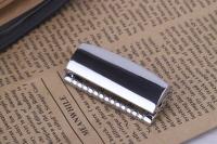 Cabeza De Afeitar De Seguro Yaqi Con Borde Único Color Cromo Acero Inoxidable Para Hombres - details 1