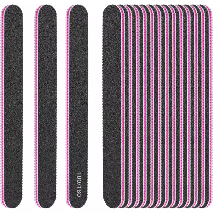 Lot De 15 Limes À Ongles, Limes À Ongles Professionnelle, Lime À Ongles Double Face 100/180, Pour Manucure Cosmétique, Animaux Domestiques, Maison - 1