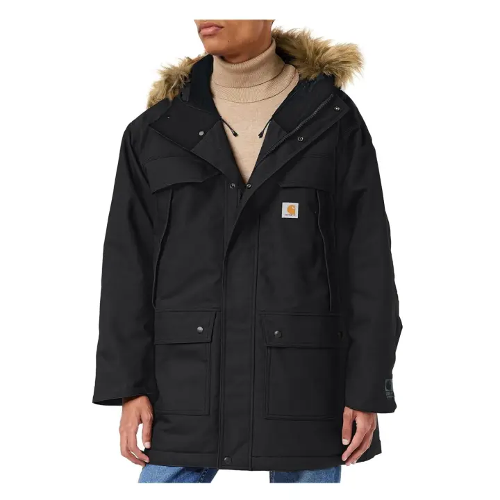 Saco para Hombre Negro XL, Carhartt Quick Duck Sawtooth Parka  Carhartt wipp - 1