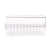 Estuche De Almacenamiento Para Brocas De Uñas Con 30 Orificios Transparente Protector De Polvo Para Accesorios De Uñas Acrílicas JCSYFAC - details 9