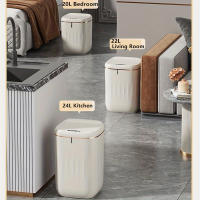 Bandeja Inteligente Recargable Grande 20/22L Para Cocina Dormitorio Sala De Estar Con Tapa Y Contenedor De Basura Toque Sin Contacto Ecológico - details 7