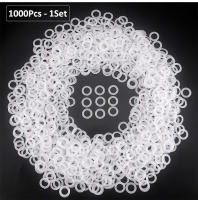 Anillos De Crochet Blancos De Plástico Para DIY 2cm O-Ring Para Accesorios De Bolsas De Punto Y Suministros De Artesanía 50/100/200/1000 Piezas - details 10