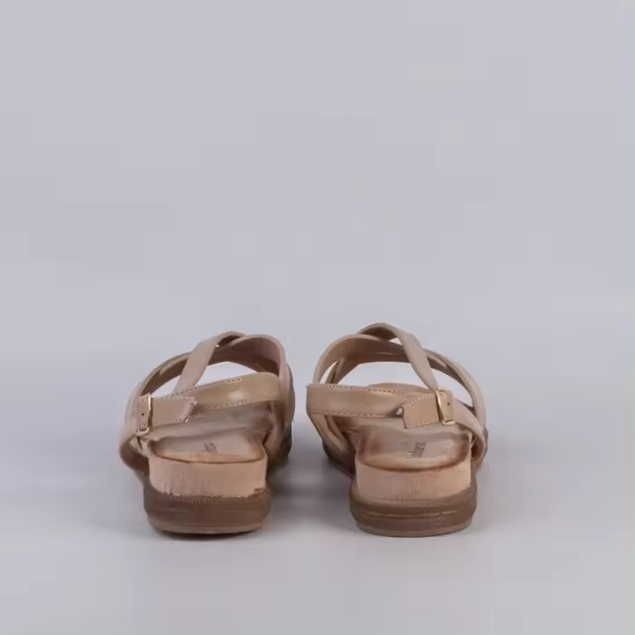 SANDALIA MUJER BEIGE 55088 - 1